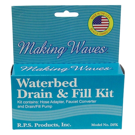 Making Waves Making Waves 1-1/4 in. D Plastic Waterbed Drain and Fill Kit DFK